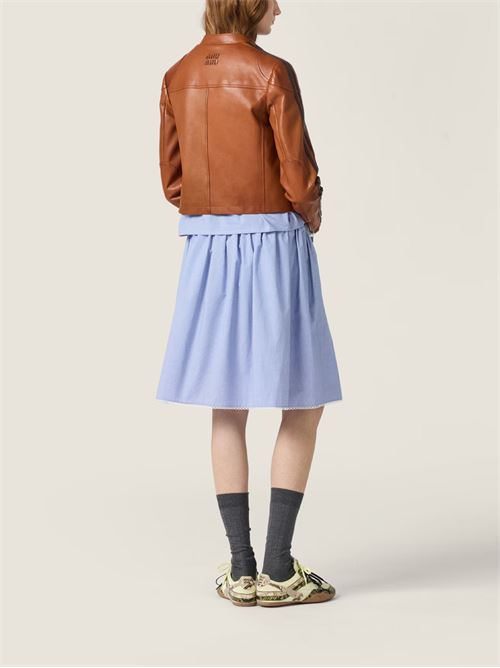 Giubbino in nappa MIU MIU | MPW00819BXF0134